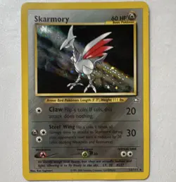 WOTC Skarmory 13/111 Neo Genesis Holo Rare 2000 English 60 HP Unlimited - Image 1