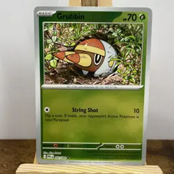 Pokemon Grubbin Pitch Black #002/84 Reverse Holo Near Mint English - Image 1