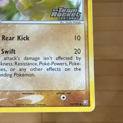 Pokemon Sandshrew 74/109 EX Team Rocket Returns Reverse Holo Rare English - Image 5