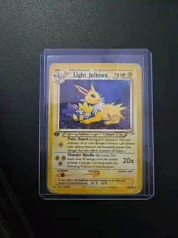 2002 POKEMON NEO DESTINY #48/105 LIGHT JOLTEON - 1st EDITION - Image 1