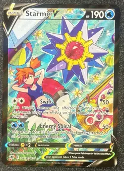 Pokemon TCG Starmie V TG13/TG30 Astral Radiance TG Full Art Holo UR EN 190 - Image 1