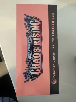 Pokemon Center Mega Evolution Chaos Rising Elite Trainer Box ETB Sealed - Image 1