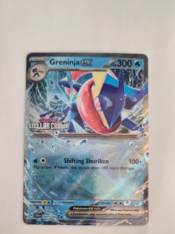 Pokemon 2025 SV Promo Greninja ex Stellar Crown Stamp 41/142 NM - Image 1