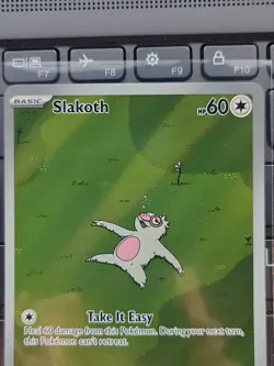Slakoth Sv08 Surging Sparks 212/191 Illustration Rare Holo Eng 2024 - Image 2