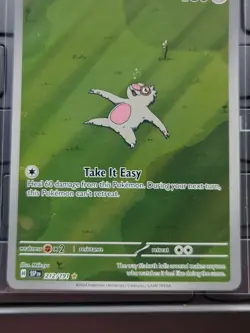 Slakoth Sv08 Surging Sparks 212/191 Illustration Rare Holo Eng 2024 - Image 3