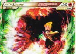 Ho-Oh LEGEND top - 111/123 - Rare Holo Legend PL/MP, English Pokemon HeartGold S - Image 1