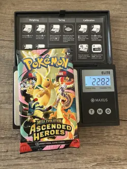 2 Pokemon Ascended Heroes Heavy Packs 22.82 g and 22.81 g - Image 1