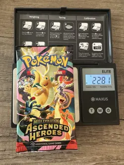 2 Pokemon Ascended Heroes Heavy Packs 22.82 g and 22.81 g - Image 2