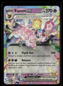 Pokemon TCG SV: Prismatic Evolutions #034/131 Espeon ex - Image 1