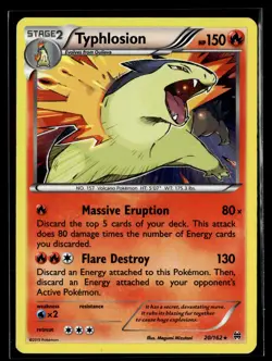 Pokemon TCG XY - BREAKthrough #20/162 Typhlosion HOLO - Image 1