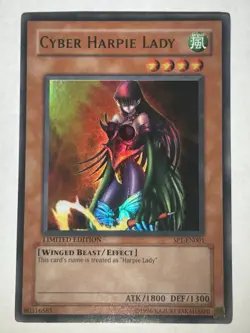 Yugioh TCG Cyber Harpie Lady SP1-EN001 Ultra Rare LP/NM - Image 1