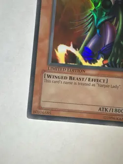 Yugioh TCG Cyber Harpie Lady SP1-EN001 Ultra Rare LP/NM - Image 4