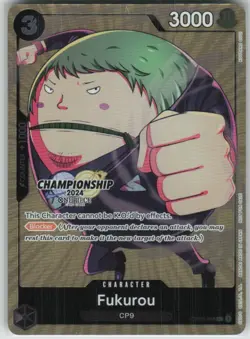 Fukurou OP03-088 Premium Collection Bandai Games Fest 23-24 Promo One Piece Card - Image 1