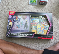 Pokemon TCG Cynthia's Garchomp ex Premium Collection Box - Holo ex Card - Image 1