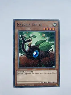 HAC1-EN093 Naturia Beetle : Duel Terminal Rare Card : 1st Edition : YuGiOh TCG - Image 1
