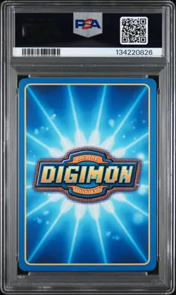 2000 Digimon Digi-Battle Card Game Series 2 Puppetmon Foil BO-96 PSA 8 - Image 2