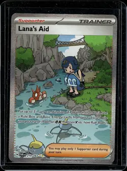 Lana's Aid 219/167 SIR Twilight Masquerade NM Pokemon Card Full Art SV06 - Image 1