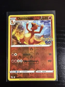Charmander 8/78, Charmeleon 9/78, Charizard 10/78 Pokemon GO Holo (3 CARD LOT) - Image 4