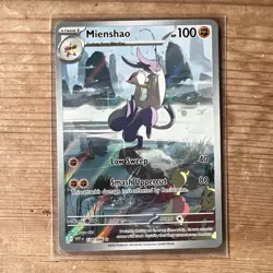 Pokemon TCG Mienshao Illustration Rare Card 134/086 English White Flare - Image 1