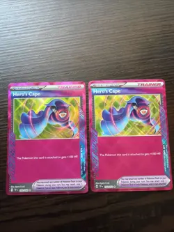 Heros Cape 152/162 Temporal Forces Ace Holo Card Pokemon - Image 1