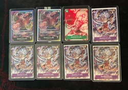 One Piece TCG Monkey.D.Luffy Lot of 8 Cards Promo L , P-061 , P-041 - Image 1