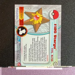 Staryu #120 Topps Series 3 Non Holo Pokemon Card - Image 2