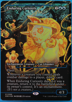 Enduring Curiosity (Showcase 388) FOIL Duskmourn: House of Horror MINT (503560) - Image 1