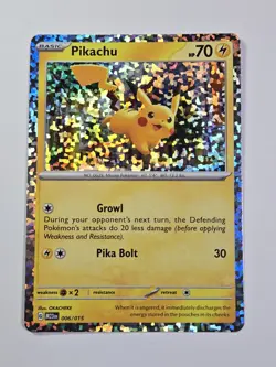 McDonald's Pikachu Holo Rare 2023 Pokemon TCG Card 006/015 - Image 1