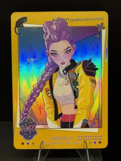 NEW! KPop Demon Hunters Collector Photo Card #XR 004 Holographic - Rumi - Image 1