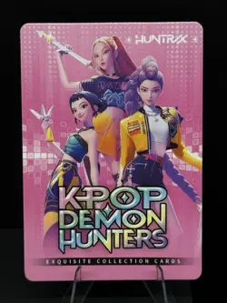 NEW! KPop Demon Hunters Collector Photo Card #XR 004 Holographic - Rumi - Image 2