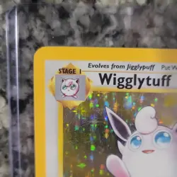 Pokemon TCG Wigglytuff Holo Rare Card 16/64 Unlimited Jungle 1999 HP - Image 3