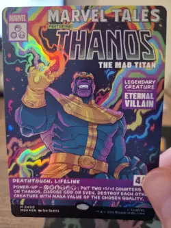 Thanos, The Mad Titan M 0400 Foil - Magic: The Gathering - Marvel Super Heroes - Image 4