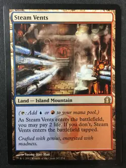 MTG Return to Ravnica #247 Steam Vents LP - Image 1