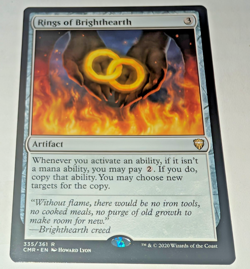 Rings of Brighthearth Mint CMR Commander Legends #335 MTG Regular Rare - Image 1