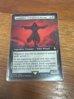 MTG Fandaniel, Telophoroi Ascian (Extended Art) [FINAL FANTASY Commander] Near M - Image 1