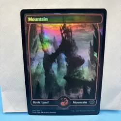 Mountian Foil Full Art 274/277 M PF MTG Innistrad Crimson Vow Series - Image 1