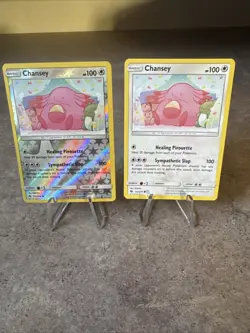 POKEMON CHANSEY 152/214 REVERSE HOLO LOST THUNDER NM CUTE ART CLEFAIRY DOLL MINT - Image 1