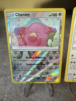 POKEMON CHANSEY 152/214 REVERSE HOLO LOST THUNDER NM CUTE ART CLEFAIRY DOLL MINT - Image 2