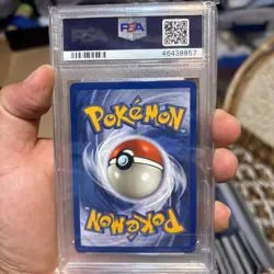 HITMONLEE PSA 7 NM 1999 POKEMON FOSSIL #7/62 RARE HOLO - Image 3