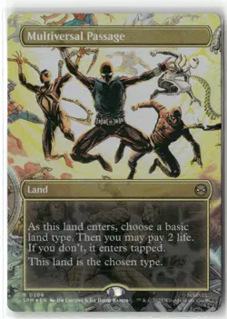 Multiversal Passage (Borderless) Marvel's Spider-Man Foil NM - Image 1