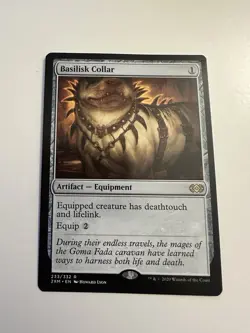 1x MTG Basilisk Collar - Double Masters (2XM) #233 - Magic the Gathering - Image 1