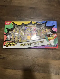 Pokemon Ascended Heroes Focused Fighters Premium Collection Box Sam’s Club - Image 1