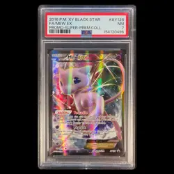 2016 POKEMON XY BLACK STAR PROMO SPC #XY126 MEW EX PSA 7 - Image 1
