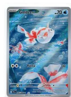 Pokemon TCG Pitch Black Goldeen 087/084 Illustration Rare NM ME:05 PBL - Image 1