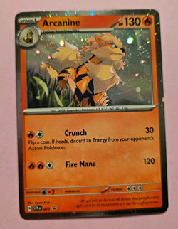 The Pokemon Company-Pokemon TCG Arcanine SVP 011 SV Promo Holo ENG - Image 1