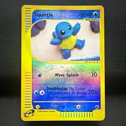 Nintendo Pokemon TCG Expedition Squirtle 131/165 Eng Reverse Holo 2002 50HP - Image 1