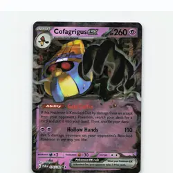 Cofagrigus ex 076/182 Double Rare Paradox Rift Pokemon Holo Near Mint - Image 1