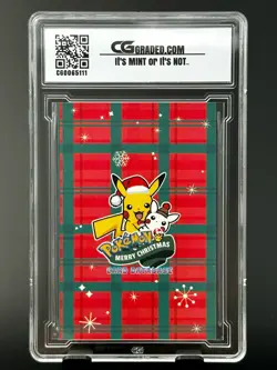 2024 Pokemon CG 10 Pristine RATTATA & RATICATE Christmas Data TCG Holiday PSA - Image 2