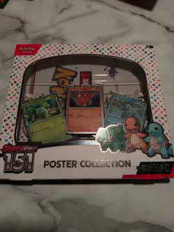 Pokemon TCG: Scarlet & Violet 151 Poster Collection Factory Sealed Box Brand New - Image 1