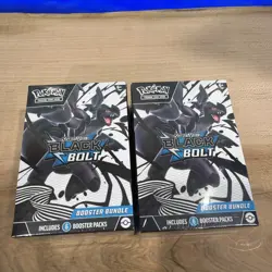 Pokemon Scarlet & Violet Zekrom Black Bolt LOT Of 2 Booster Bundles - Image 1